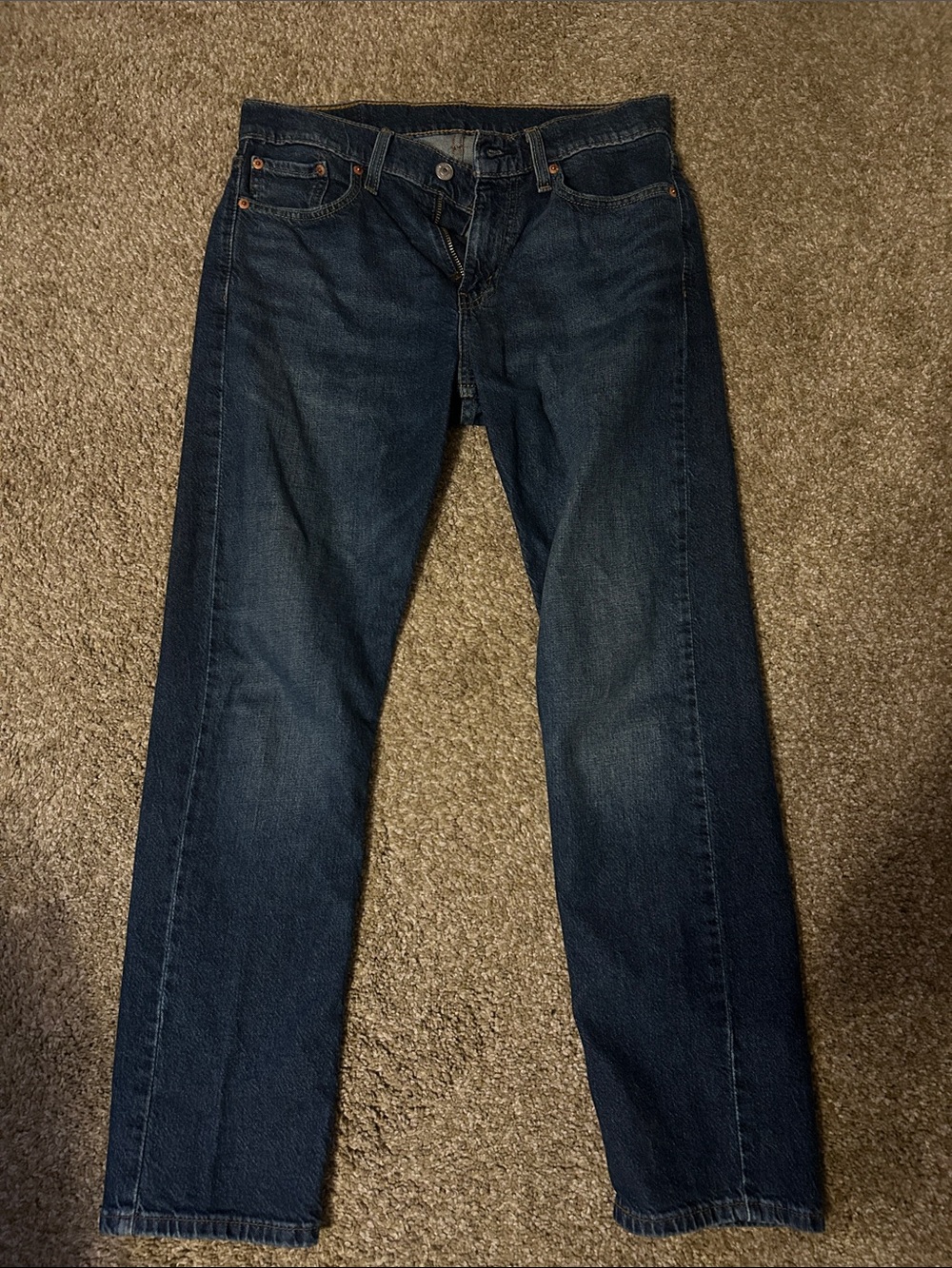 Levi's Indigo Straight Leg Jeans